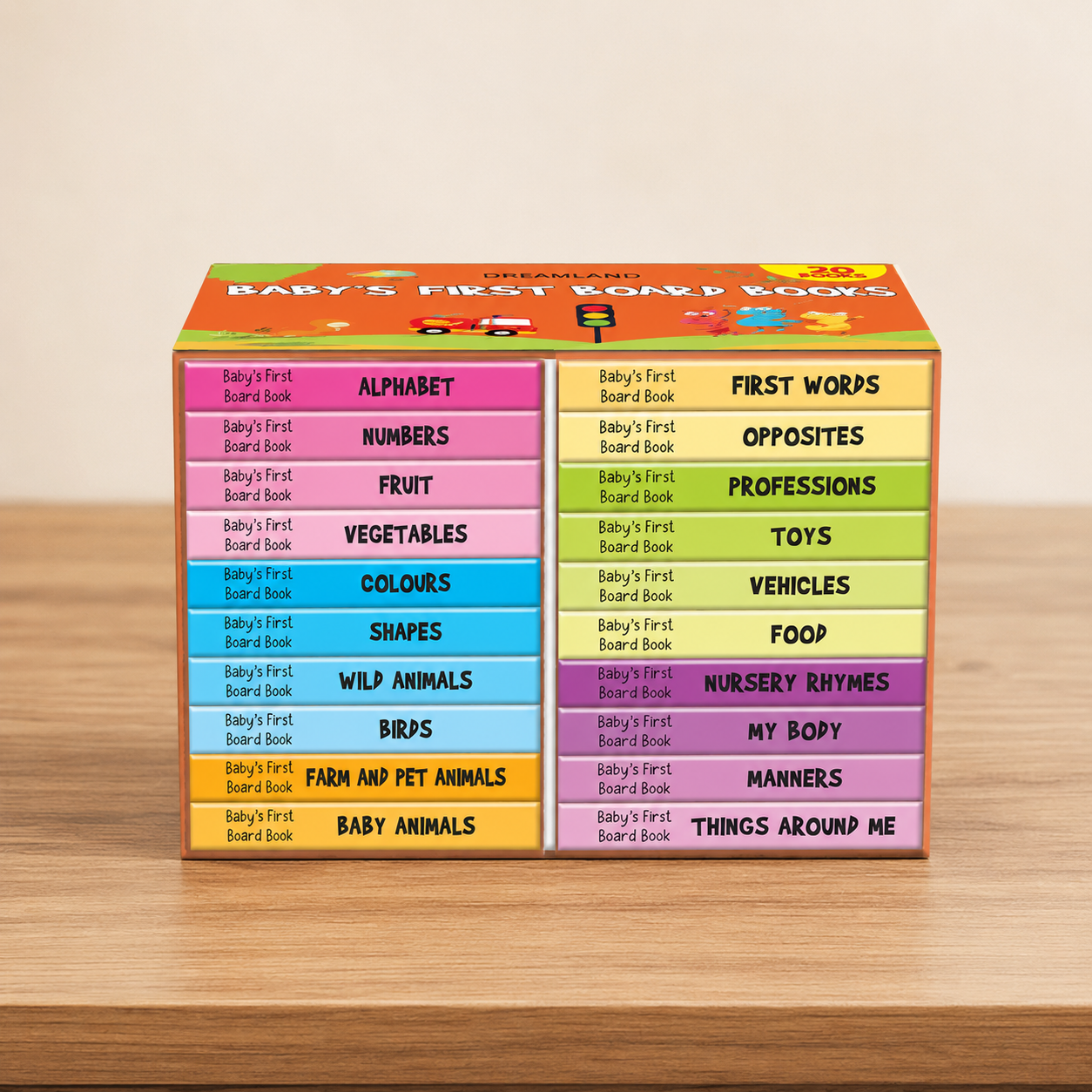 Baby's First Book Set - 20 Hardcover Board Books for Babies & Toddlers