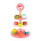 dessert stand toy

kids dessert play set

pretend dessert stand

wooden dessert toy

toy bakery dessert set

role-play dessert stand