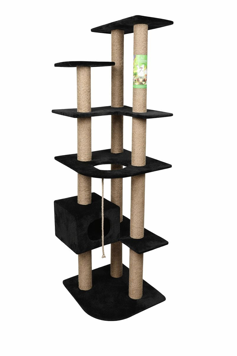 Feline Flair luxury 4-level scratcher
Extra large 4-level catnip-infused scratcher
Multi-level scratching structure with catnip
Clawsome four-level scratcher
Premium extra large scratching tower