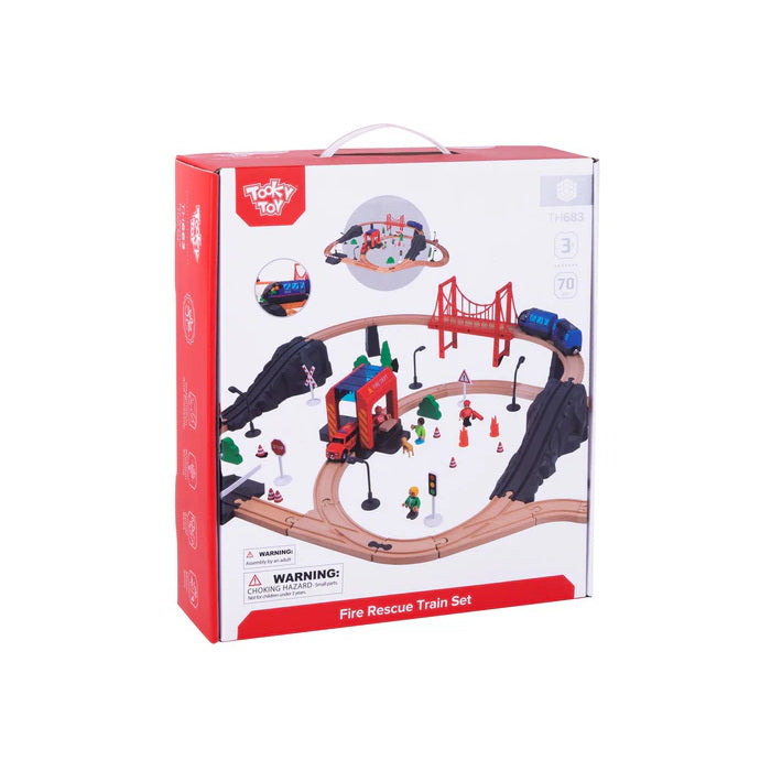Fire Rescue Train Set