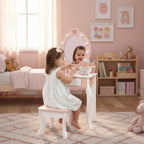 Kids Wooden Dressing Table with Lights