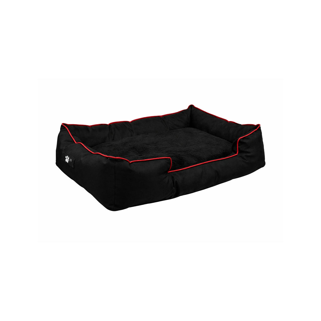 WAGIT Premium Quality Dog Bed – Large (90 cm) - Red Trim