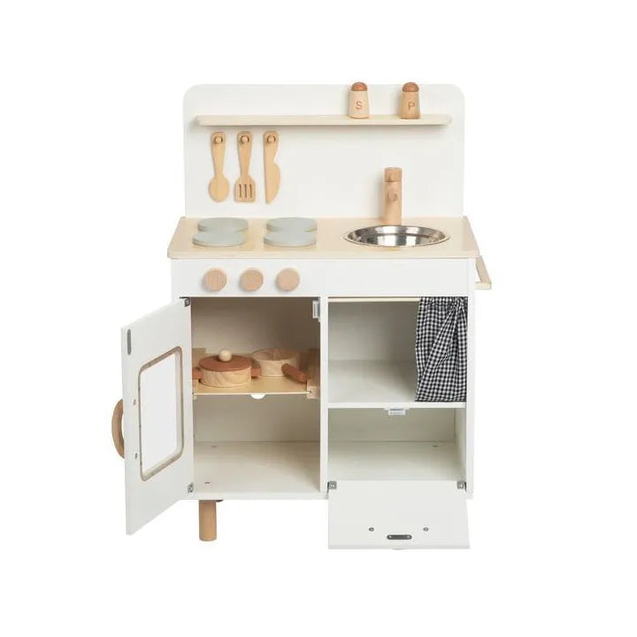 Wooden Kitchen Set - Cream